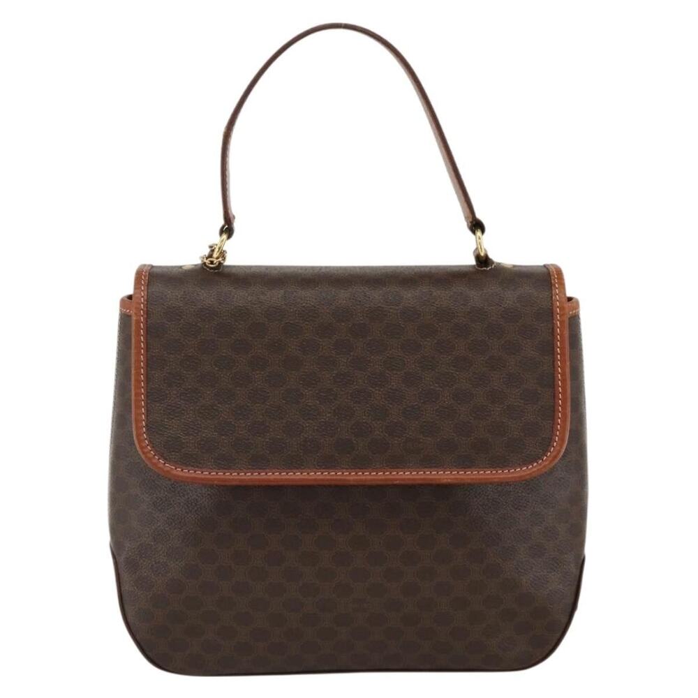 Celine Macadam Handbag Brown